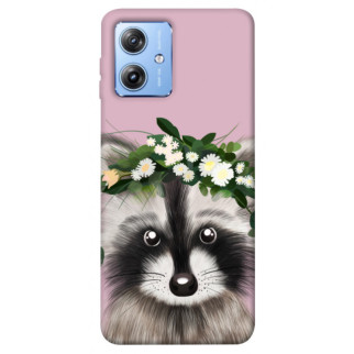 Чохол itsPrint Raccoon in flowers для Motorola Moto G84 - Інтернет-магазин спільних покупок ToGether