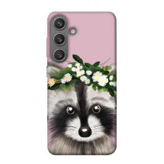 Чохол itsPrint Raccoon in flowers для Samsung Galaxy S24 - Інтернет-магазин спільних покупок ToGether