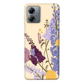 Чохол itsPrint Flowers art для Motorola Moto G14 - Інтернет-магазин спільних покупок ToGether