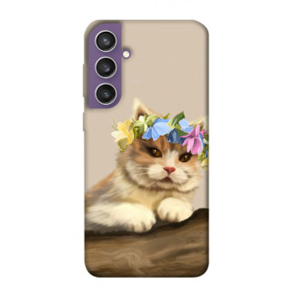 Чохол itsPrint Cat in flowers для Samsung Galaxy S23 FE - Інтернет-магазин спільних покупок ToGether