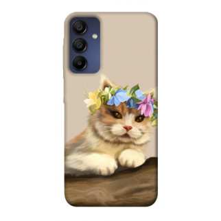 Чохол itsPrint Cat in flowers для Samsung Galaxy A15 4G/5G - Інтернет-магазин спільних покупок ToGether