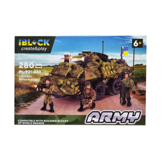 Конструктор Армія IBLOCK PL-921-430, 3 фігурки військових (Вид 1) - Інтернет-магазин спільних покупок ToGether