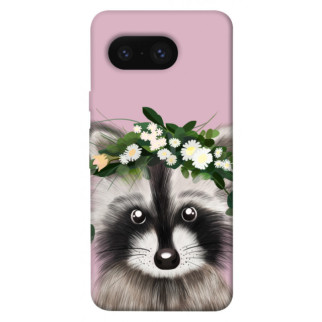 Чохол itsPrint Raccoon in flowers для Google Pixel 8 - Інтернет-магазин спільних покупок ToGether