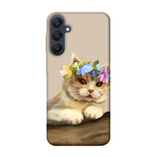 Чохол itsPrint Cat in flowers для Samsung Galaxy A25 5G - Інтернет-магазин спільних покупок ToGether