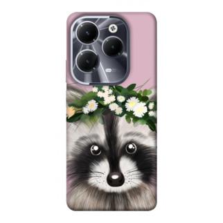 Чохол itsPrint Raccoon in flowers для Infinix Hot 40 - Інтернет-магазин спільних покупок ToGether