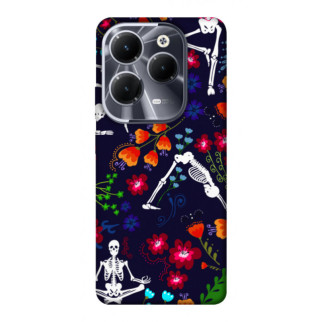 Чохол itsPrint Yoga skeletons для Infinix Hot 40 - Інтернет-магазин спільних покупок ToGether