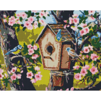 Алмазна мозаїка "Новосілля для птахів" © Олександр Закусилов Ідейка AMC7677 без підрамника 40х50 см - Інтернет-магазин спільних покупок ToGether