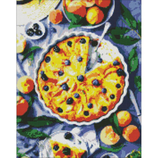 Алмазна мозаїка "Персикова спокуса" ©alonka_good AMO7137 Ідейка 40х50 см - Інтернет-магазин спільних покупок ToGether