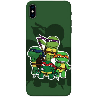 Чохол itsPrint Green turtles для Apple iPhone XS Max (6.5") - Інтернет-магазин спільних покупок ToGether