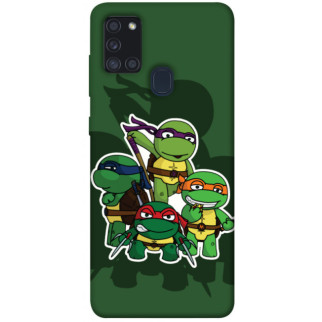 Чохол itsPrint Green turtles для Samsung Galaxy A21s - Інтернет-магазин спільних покупок ToGether
