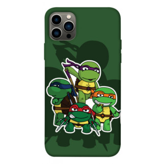 Чохол itsPrint Green turtles для Apple iPhone 12 Pro (6.1") - Інтернет-магазин спільних покупок ToGether