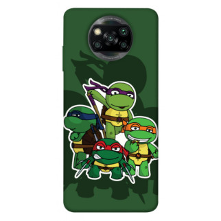 Чохол itsPrint Green turtles для Xiaomi Poco X3 NFC / Poco X3 Pro - Інтернет-магазин спільних покупок ToGether