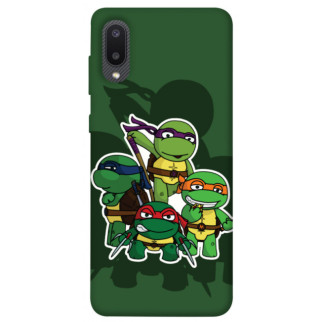 Чохол itsPrint Green turtles для Samsung Galaxy A02 - Інтернет-магазин спільних покупок ToGether