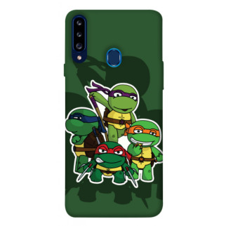 Чохол itsPrint Green turtles для Samsung Galaxy A20s - Інтернет-магазин спільних покупок ToGether