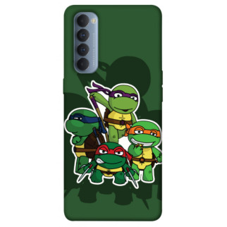 Чохол itsPrint Green turtles для Oppo Reno 4 Pro - Інтернет-магазин спільних покупок ToGether