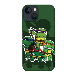 Чохол itsPrint Green turtles для Apple iPhone 13 mini (5.4") - Інтернет-магазин спільних покупок ToGether