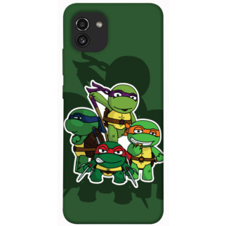 Чохол itsPrint Green turtles для Samsung Galaxy A03 - Інтернет-магазин спільних покупок ToGether