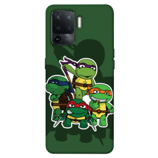 Чохол itsPrint Green turtles для Oppo Reno 5 Lite - Інтернет-магазин спільних покупок ToGether