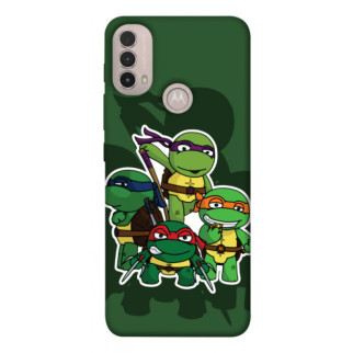 Чохол itsPrint Green turtles для Motorola Moto E40 - Інтернет-магазин спільних покупок ToGether