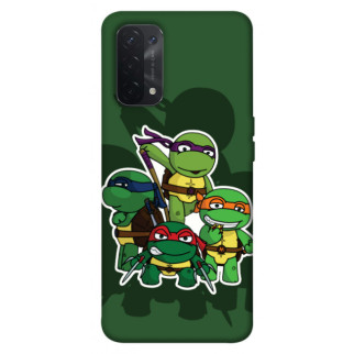 Чохол itsPrint Green turtles для Oppo A54 4G - Інтернет-магазин спільних покупок ToGether
