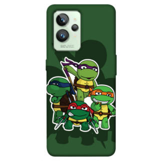 Чохол itsPrint Green turtles для Realme GT2 - Інтернет-магазин спільних покупок ToGether