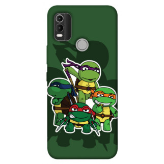 Чохол itsPrint Green turtles для Nokia C21 Plus - Інтернет-магазин спільних покупок ToGether