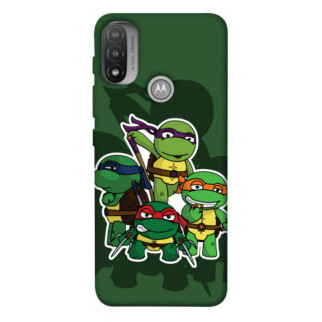 Чохол itsPrint Green turtles для Motorola Moto E20 - Інтернет-магазин спільних покупок ToGether