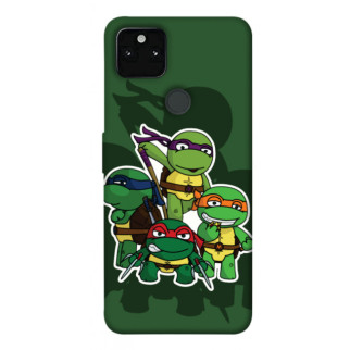 Чохол itsPrint Green turtles для Google Pixel 5A - Інтернет-магазин спільних покупок ToGether