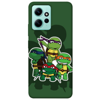Чохол itsPrint Green turtles для Xiaomi Redmi Note 12 4G - Інтернет-магазин спільних покупок ToGether