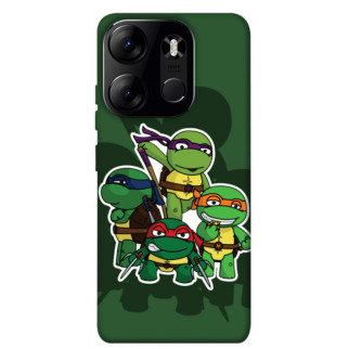 Чохол itsPrint Green turtles для Tecno Spark Go 2023 - Інтернет-магазин спільних покупок ToGether