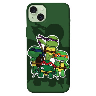 Чохол itsPrint Green turtles для Apple iPhone 15 Plus (6.7") - Інтернет-магазин спільних покупок ToGether