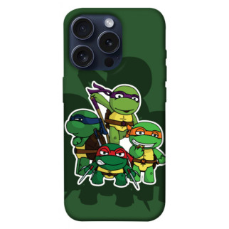 Чохол itsPrint Green turtles для Apple iPhone 15 Pro (6.1") - Інтернет-магазин спільних покупок ToGether