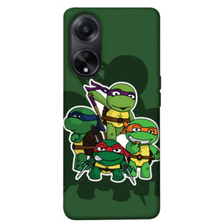 Чохол itsPrint Green turtles для Oppo A58 4G - Інтернет-магазин спільних покупок ToGether