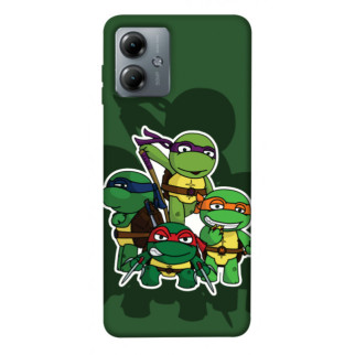 Чохол itsPrint Green turtles для Motorola Moto G14 - Інтернет-магазин спільних покупок ToGether