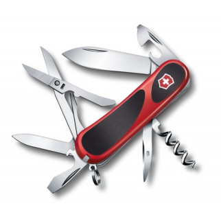 Швейцарський ніж Victorinox EvoGrip 14 Червоний із чорним (2.3903.C) - Інтернет-магазин спільних покупок ToGether