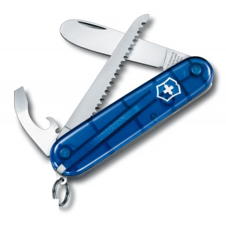 Складаний дитячий ніж Victorinox My First 84 мм напівпрозорий Синій (0.2373.Т2) - Інтернет-магазин спільних покупок ToGether