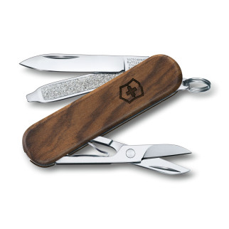 Швейцарський ніж Victorinox Classic SD Wood 58 мм 6 функцій Горіх (0.6221.63) - Інтернет-магазин спільних покупок ToGether