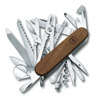 Швейцарський ніж Victorinox Swisschamp Wood 91 мм 29 функцій Горіх (1.6791.63) - Інтернет-магазин спільних покупок ToGether