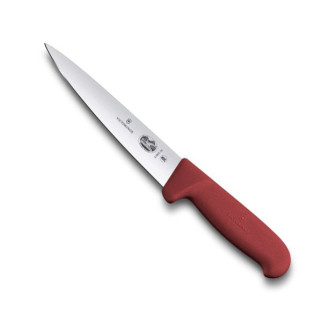 Кухонний ніж м'ясника Victorinox Fibrox Sticking 16 см Червоний (5.5601.16) - Інтернет-магазин спільних покупок ToGether