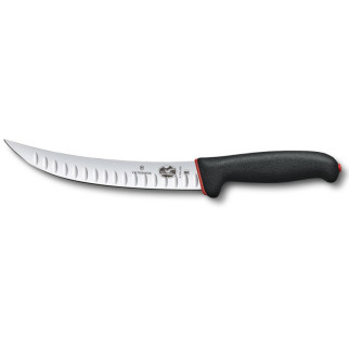 Кухонний ніж м'ясника Victorinox Fibrox Butcher Dual Grip 20 см Чорно-червоний (5.7223.20D) - Інтернет-магазин спільних покупок ToGether
