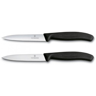 Набір кухонних овочевих ножів Victorinox Swiss Classic Paring Set 10 см 2 шт Чорний (6.7793.B) - Інтернет-магазин спільних покупок ToGether