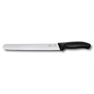 Кухонний ніж для нарізки Victorinox Swiss Classic Slicing 25 см Чорний (6.8223.25B) - Інтернет-магазин спільних покупок ToGether
