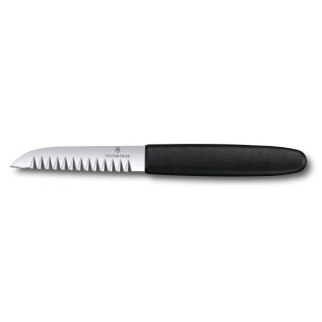 Кухонний ніж для фігурної нарізки Victorinox Decorating 8,5 см Чорний (7.6054.3) - Інтернет-магазин спільних покупок ToGether