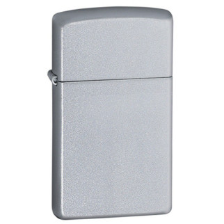 Запальничка ZIPPO вузька SLIM SATIN CHROME (1605) - Інтернет-магазин спільних покупок ToGether