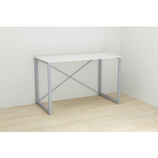 Письмовий стіл Ferrum-decor Конект 75x120x60 см Білий/Сірий (XK00175) - Інтернет-магазин спільних покупок ToGether