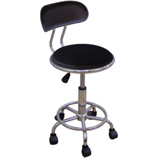 Крісло на роликах Бейсік SDM, регульоване по висоті, штучний шкірозамінник Чорний (hub_cNzZ97774) - Інтернет-магазин спільних покупок ToGether