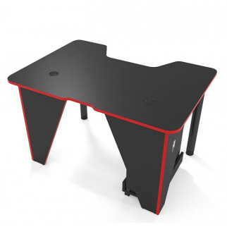 Геймерський ігровий стіл ZEUS IVAR-1400, чорний/червоний - Інтернет-магазин спільних покупок ToGether