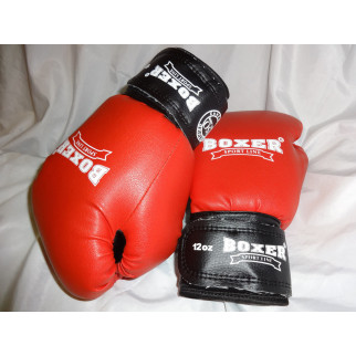 Боксерські рукавички 12 oz Boxer Червоний (hub_q20m1f) - Інтернет-магазин спільних покупок ToGether