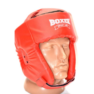 Шолом карате шкірвініл Boxer Sport Line L Червоний (hub_b7bdep) - Інтернет-магазин спільних покупок ToGether