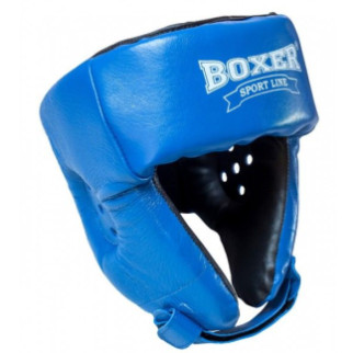 Шолом боксерський шкірвініл Boxer Sport Line L Синій (hub_ucbe6a) - Інтернет-магазин спільних покупок ToGether